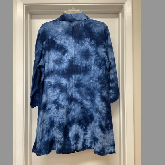 NWT Soft Surroundings Eza Linen Jacket - Picture 10 of 10